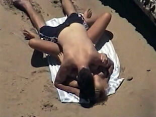 Explicit fuckfest on remote beaches flick compilation